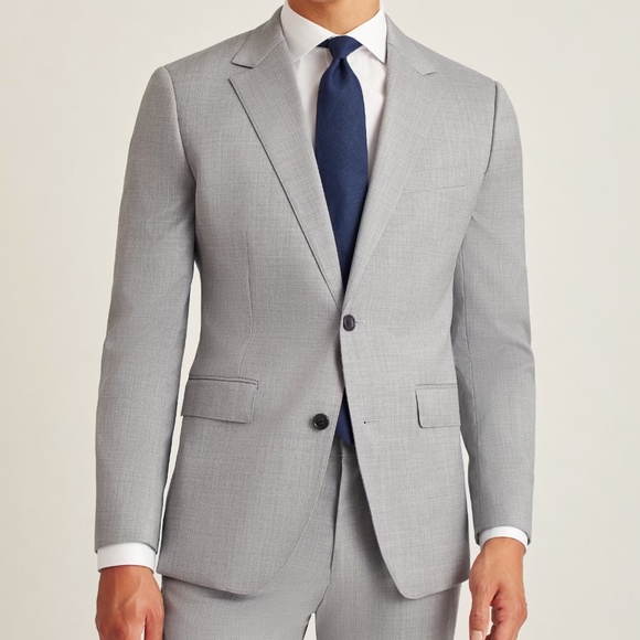 46 LONG. BONOBOS Suit. NEW. Jetsetter Wool Suit 💼📱 - Picture 1 of 14
